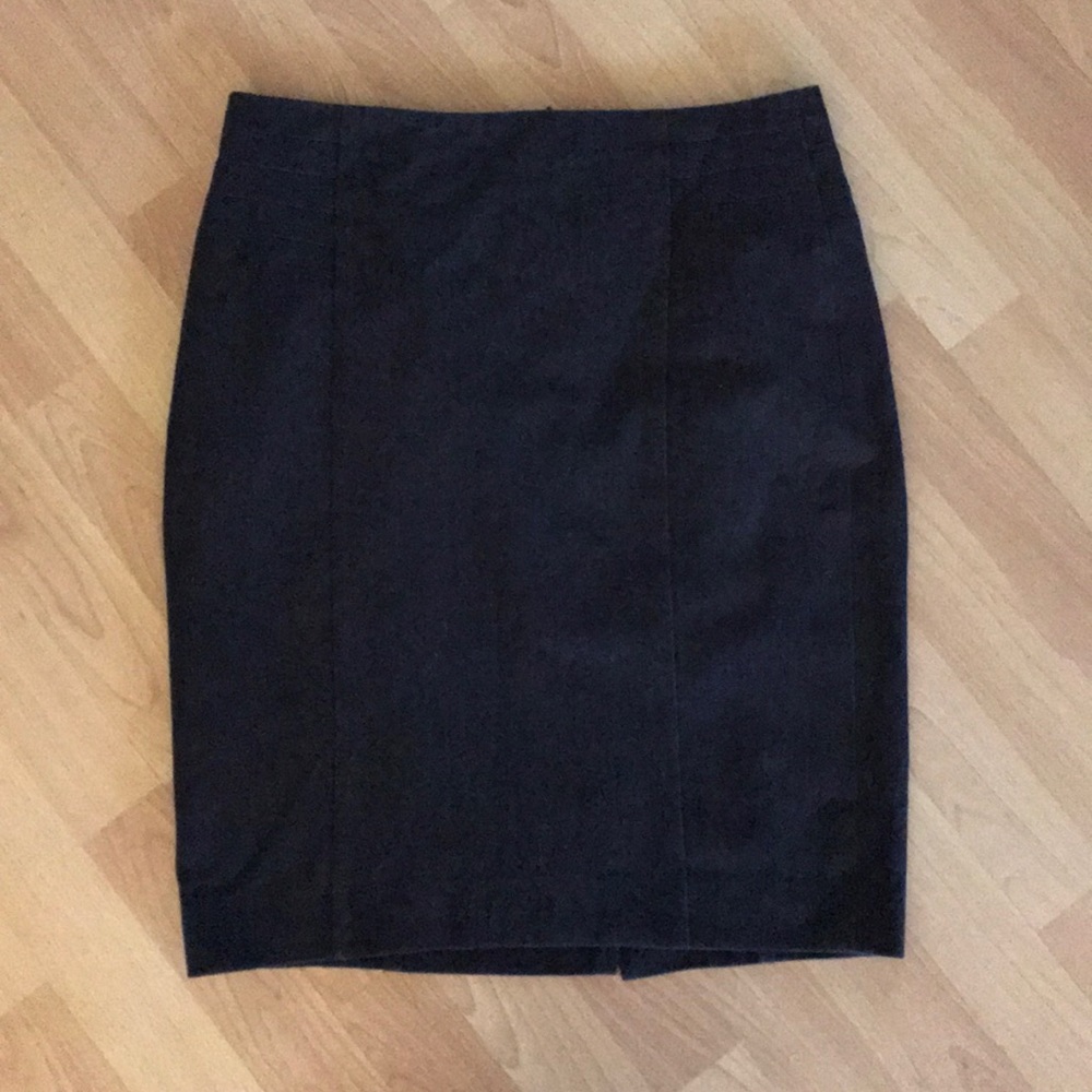 Dark gray pencil skirt